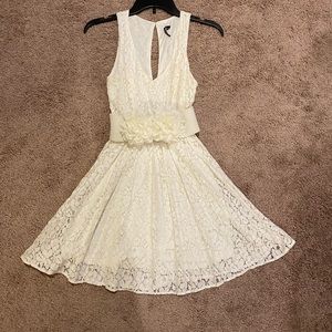 Ivory lace dress